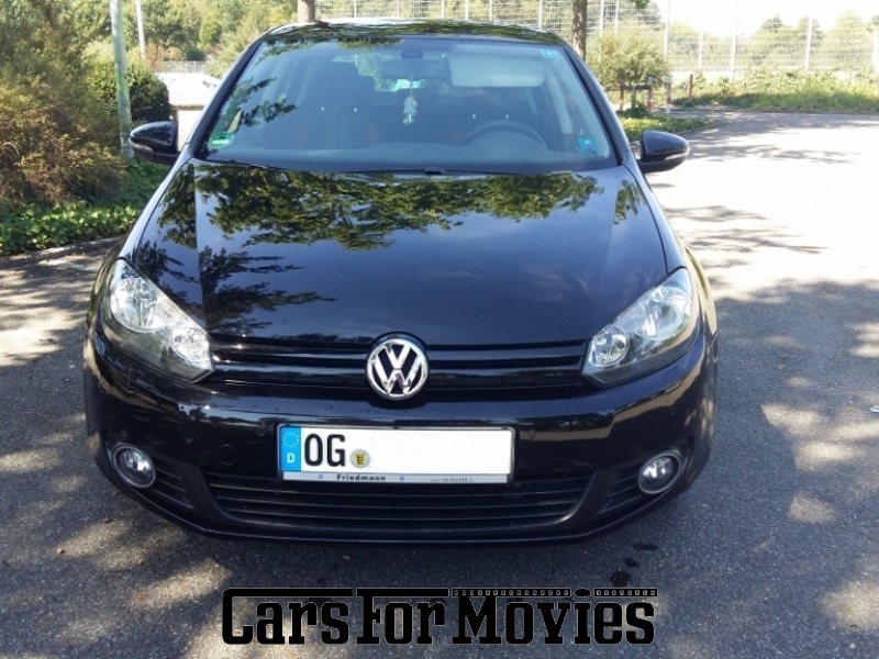 CarsForMovies | VW Golf 6 2012 Deutschland Schwarz Schwarz Zivilfahrzeug Kleinwagen Baden-Württemberg 2062 Golf VI